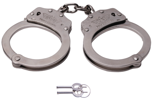 Uzi Accessories UZIHCPROS Law Enforcement Cuffs Handcuff Silver