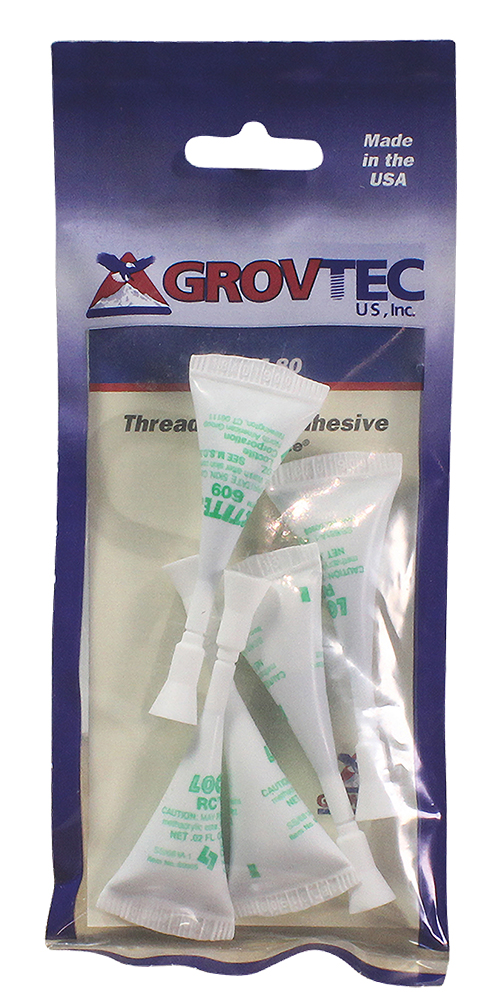 Grovtec US Inc GTHM80 Threadlocker Loctite Tubes White
