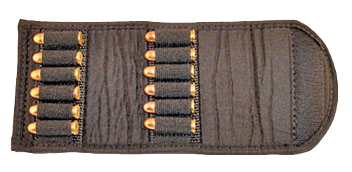 Grovtec US Inc GTAC88 Folding Cartridge Holder Any Handgun Ammo Blk Elastic/Nylo