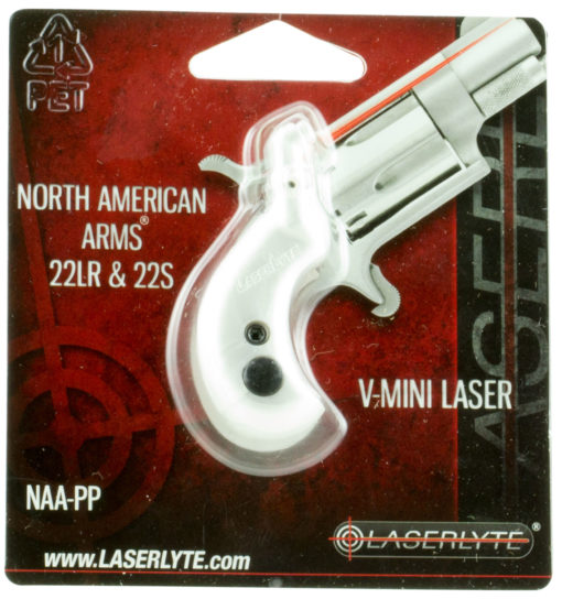 LaserLyte NAAPPP NAA V-Mag Grip Laser Training Revolver Silver/Pink