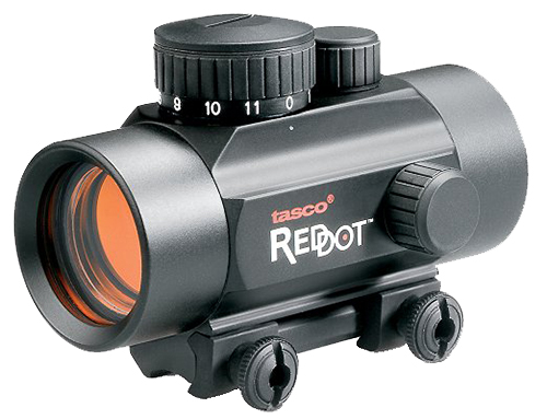 Tasco BKRD3022 ProPoint Rimfire 1x 30mm Obj Unlimited Eye Relief 5 MOA Black Matte