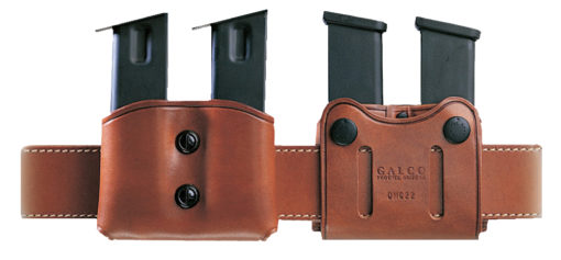 Galco DMC28 DOUBLE MAG 28 Fits Belt Width 1" - 1.75" Tan Leather