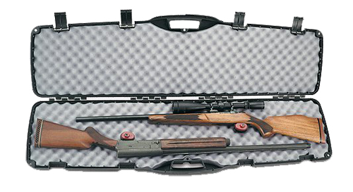 Plano 150201 Double Rifle/Shotgun Case Polymer Contoured