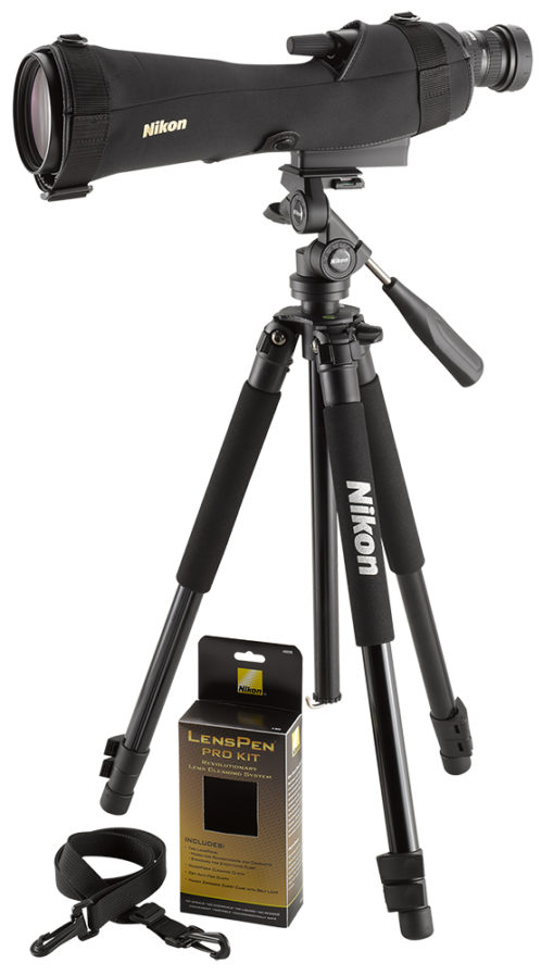 Nikon 6982 Prostaff 20-60x 82mm 109 ft @ 20x @ 1000 yds 16.9mm Black