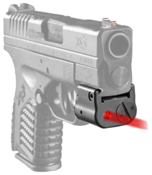 LaserLyte CM-MK4 Red Center Mass Red Laser Ring Any Gun w/1" Picatinny