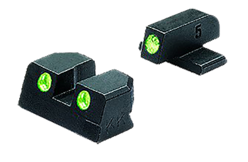 Meprolight 10129 Tru-Dot Handgun Night Sights Sig P229/P239 Tritium Green Tritium Green Black