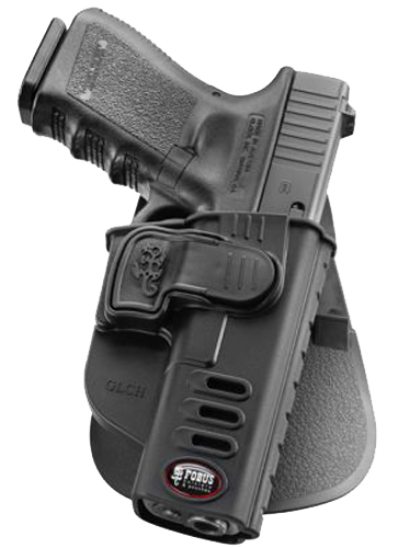 Fobus XDCH Rapid Release Paddle Holster  Springfield XD Plastic Black