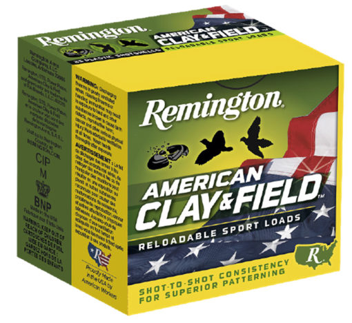 Remington Ammunition HT129 American Clay and Field Sport Loads 12 Gauge 2.75" 1-1/8 oz 9 Shot 25 Bx/ 10