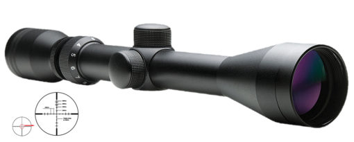 NCStar SFB3940G Shooter 3-9x 40mm Obj 36.6-13.6 ft @ 100 yds FOV 1" Tube Black P4 Sniper