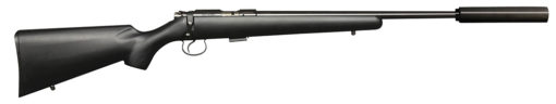 CZ 02114 CZ 455 American Suppressor Ready Bolt 22 Long Rifle (LR) 16.5" TB 5+1 Synthetic Black Stk Blued