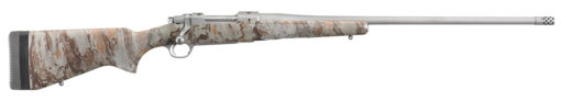 Ruger 47146 Hawkeye FTW Hunter Bolt 300 Win Mag 24" 3+1 Laminate Natural Gear Camo Stk Stainless Steel