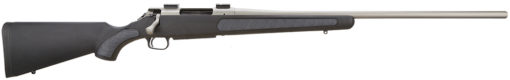 T/C Arms 10175537 Venture Bolt 300 Win Mag 24" 3+1 Black Fixed Synthetic w/Gray Hogue Grip Panels Stock Silver Weather Shield Steel Receiver