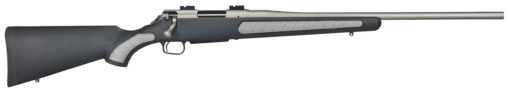 T/C Arms 11880 Venture Bolt 6.5 Creedmoor 22" 3+1 Black Fixed w/Gray Hogue Grip Panels Synthetic Stock Silver Weather Shield Steel Receiver