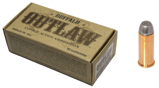 Buffalo Cartridge BCC00036 Outlaw 44 Special 200 GR Lead Round Nose Flat Point 50 Bx/ 20 Cs