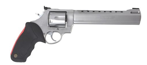 Taurus 2444089 444 Raging Bull 44 Rem Mag 6 Round 8.38" Stainless Stainless Steel Black Rubber Grip