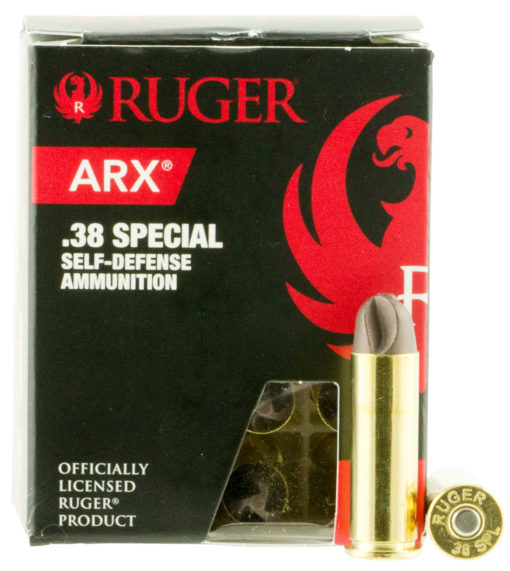 Ruger 38ARXRUG20 ARX 38 Special 77 GR ARX 20 Bx/ 10 Cs