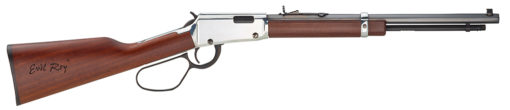 Henry H001TMER Frontier Carbine Evil Roy 22 Mag 9+1 17" Brushed Nickel American Walnut Right Hand