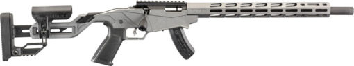 Ruger 8408 Precision Rimfire 22 LR 18" 15+1 Tactical Gray Cerakote Adjustable Quick-Fit Precision Rimfire Stock
