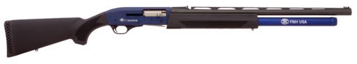 FN 3088929124 SLP Competition 12 Gauge 24" 7+1 3" Blue Anodized Fixed w/Checkered Gripping Panels Stock Black Right Hand