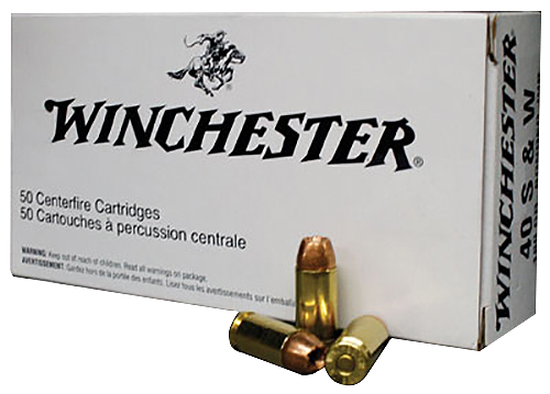 Winchester Ammo Q4369 Best Value  40 S&W 180 gr Bonded Jacket Hollow Point 50 Bx/ 10 Cs