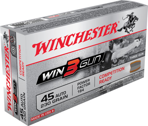 Winchester Ammo X45TG Super-X  45 ACP 230 gr Jacketed Flat Point (JFP) 50 Bx/ 10 Cs