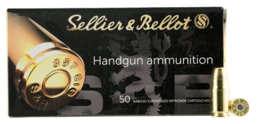 Sellier & Bellot SB357SIG Handgun  357 Sig 140 gr Full Metal Jacket (FMJ) 50 Bx/ 20 Cs