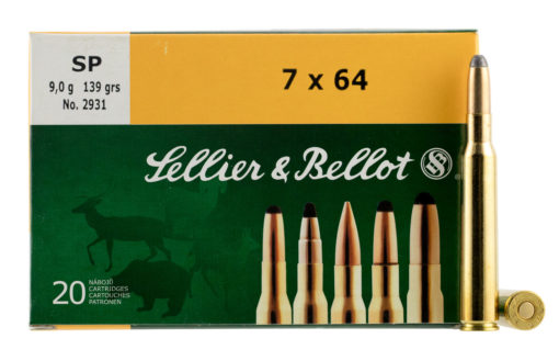 Sellier & Bellot SB764A Rifle  7x64mm Brenneke 139 gr Soft Point (SP) 20 Bx/ 20 Cs