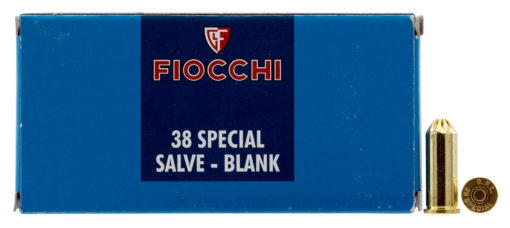 Fiocchi 38BLANK Pistol  38 Rimmed 50 Bx/ 20 Cs