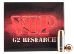 G2 Research VIP  9MM V.I.P 9mm Luger 95 GR Full Metal Jacket Flat Nose 20 Bx/ 25 Cs
