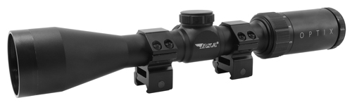 BSA HS412X40TB Optix Hunting Series 4-12x 40mm Obj 23.90-8 ft @ 100 yds FOV 1" Tube Black Finish BDC-8
