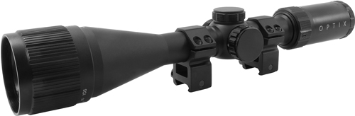 BSA HS4518X44A Optix Hunting Series 4.5-18x 44mm AO Obj 21.20-5.30 ft @ 100 yds FOV 1" Tube Matte Black Finish Illuminated BDC-8