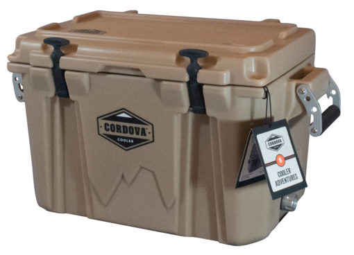 Cordova Coolers CCSSS35 35 Small 28 Quart 26.25" x 14.25" x 16" Polymer Sand 28 Cans