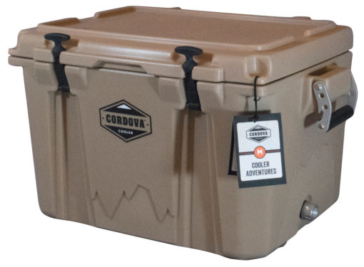 Cordova Coolers CCMSS50 50 Medium 45 Quart 28.25" x 18" x 16.75" Polymer Sand 42 Cans