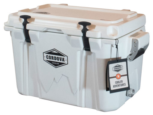 Cordova Coolers CCSWW35 35 Small 28 Quart 26.25" x 14.25" x 16" Polymer White 28 Cans