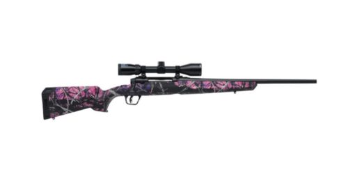 Savage 57478 Axis II XP Compact 6.5 Creedmoor 4+1 20" Muddy Girl Stock Matte Black Right Hand Bushnell Banner 3-9x40mm
