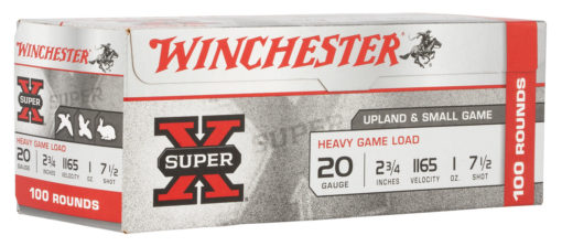 Winchester Ammo XU20H7VP Super-X High Brass Game 20 Gauge 2.75" 1 oz 7.5 Shot 100 Bx/ 2 Cs (Value Pack)