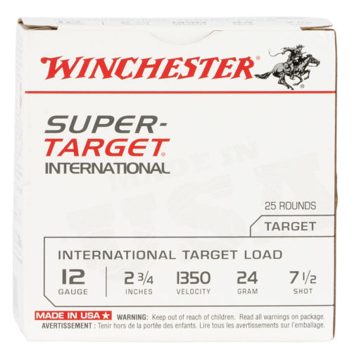 Winchester Ammo TRGT213507 Super Target  20 Gauge 2.75" 7/8 oz 7.5 Shot 25 Bx/ 10 Cs