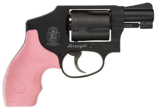 Smith & Wesson 150469 442 Airweight38 Special 1.88" 5 Round Black Stainless Steel Pink Synthetic Grip