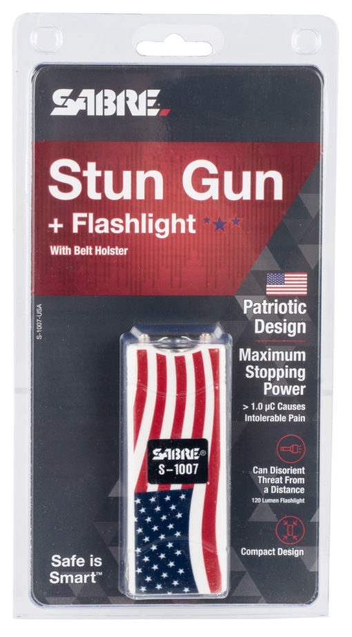 Sabre S1007USA USA Stun Gun With Flashlight  Includes Holster