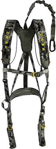 Walkers HWK-HH200 Elevate Line Safety Harness Padded Nylon Chaos Black