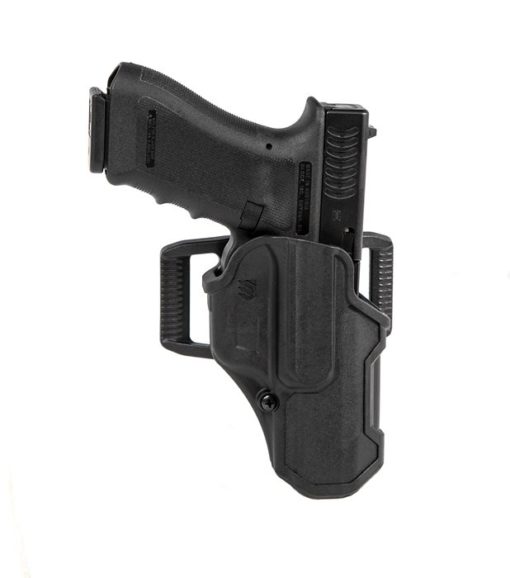 Blackhawk 410700BKR T-Series L2C Black Matte Polymer OWB Glock 17