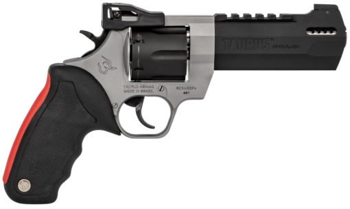Taurus 2440055RH Raging Hunter  44 Rem Mag 6 Round 5.13" Black Stainless Aluminum Black Rubber Cushion Insert Grip