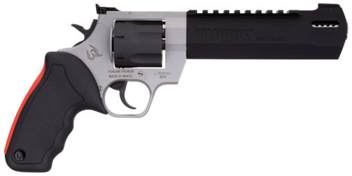 Taurus 2357065RH Raging Hunter Revolver Single/Double 357 Magnum/38 Special 6.75" 7 Rd Black Rubber Cushion Insert Grip Stainless