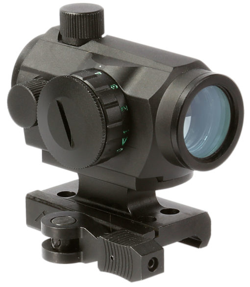 Aim Sports RQDT125L Micro Dot 1x 20mm 4 MOA Dual Illuminated Red/Green Dot CR2032 Lithium Black with 1/3 Co-Witness