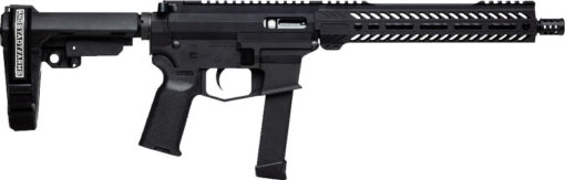 Angstadt Arms AAUDP09B01 UDP-9  9mm Luger 6" 15+1 Black Hard Coat Anodized Black Magpul K2 Adjustable SBA3 Pistol Brace