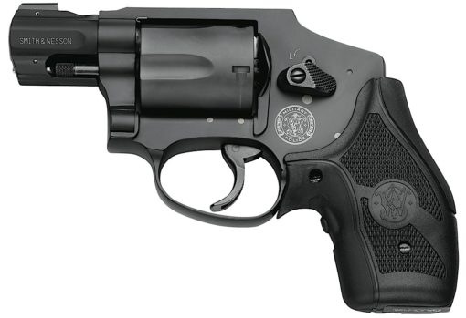 Smith & Wesson 163073 M&P 340 Crimson Trace Lasergrip 357 Mag 5 Round 1.88" Black Black Scandium Alloy Black Polymer/Crimson Trace Laser
