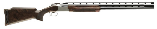 Browning 0135793010 Citori 725 Trap 12 Gauge 30" 2 2.75" Sliver Nitride w/Gold Accents Gloss Black Walnut Monte Carlo Stock Right Hand