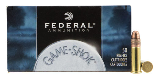 Federal 724 Game-Shok  22 LR 31 gr Copper Plated Hollow Point (CPHP) 50 Bx/ 100 Cs