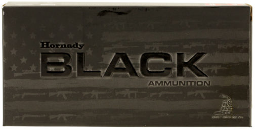 Hornady 81263 Black  5.56x45mm NATO 62 gr Full Metal Jacket (FMJ) 20 Bx/ 10 Cs
