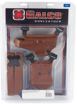 Galco MCII652 Miami Classic II Shoulder System Tan Leather S&W Shield 3" 9/40 Right Hand